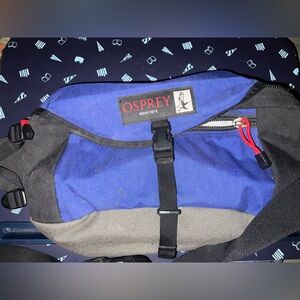 OSPREY Blue, Gray and Black Sling / Belt Bag